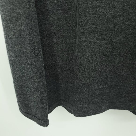 Men's Meriwool 100% Wool Mid-Weight Crew Neck Base Layer Long Sleeve Tee XL Gray - Picture 8 of 16